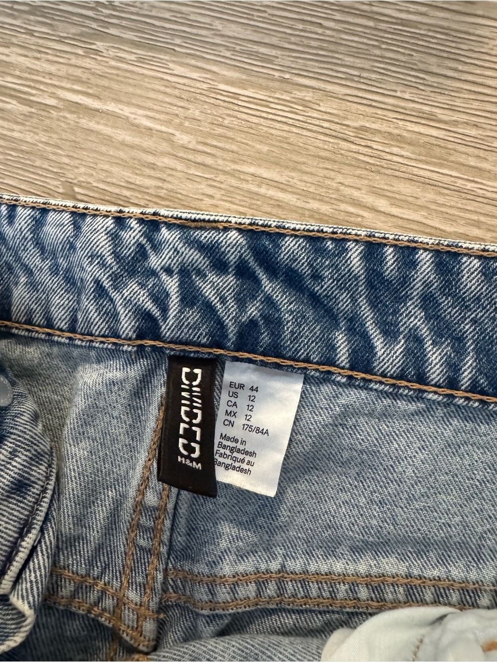 H&M Light Blue Denim Cargo Jeans - Picture 5 of 6